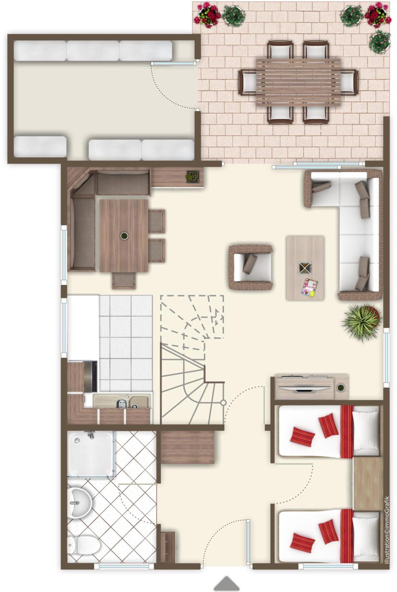 多鲁姆纽菲尔德Ferienhaus Knechtsand 09别墅 外观 照片